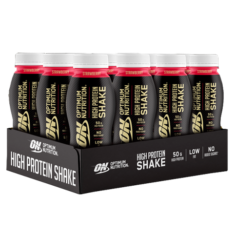 Optimum Nutrition High Protein Shake 12x500ml - Protein on the Go