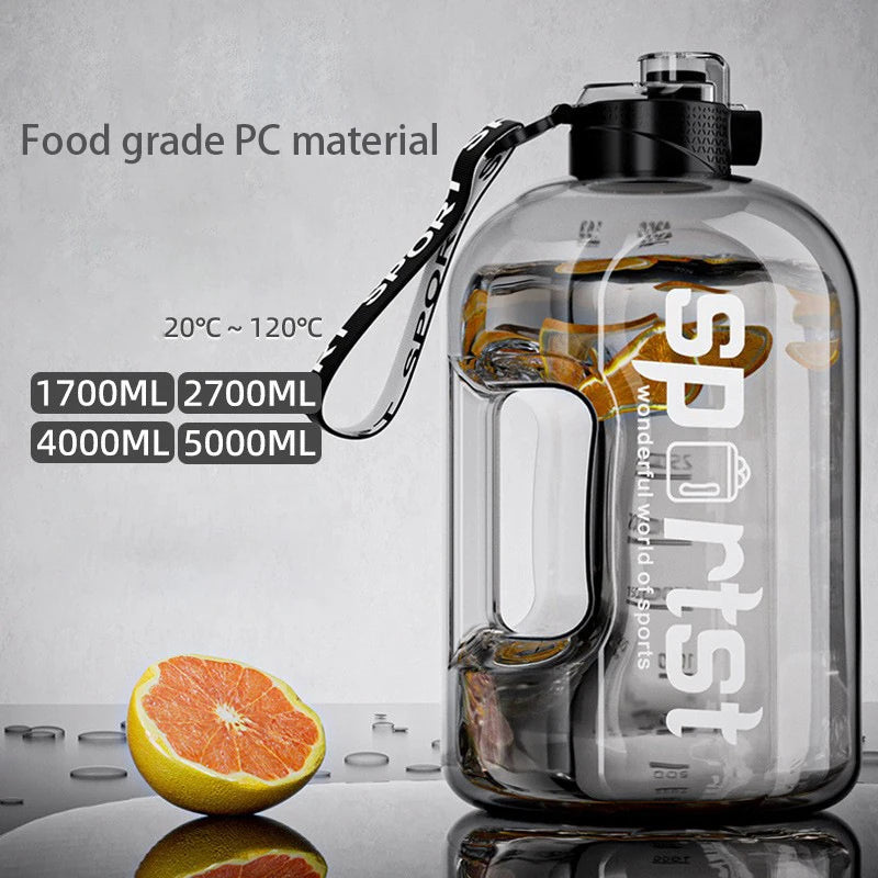 Durable 1700ml Sports Water Bottle for Hydration on the Go