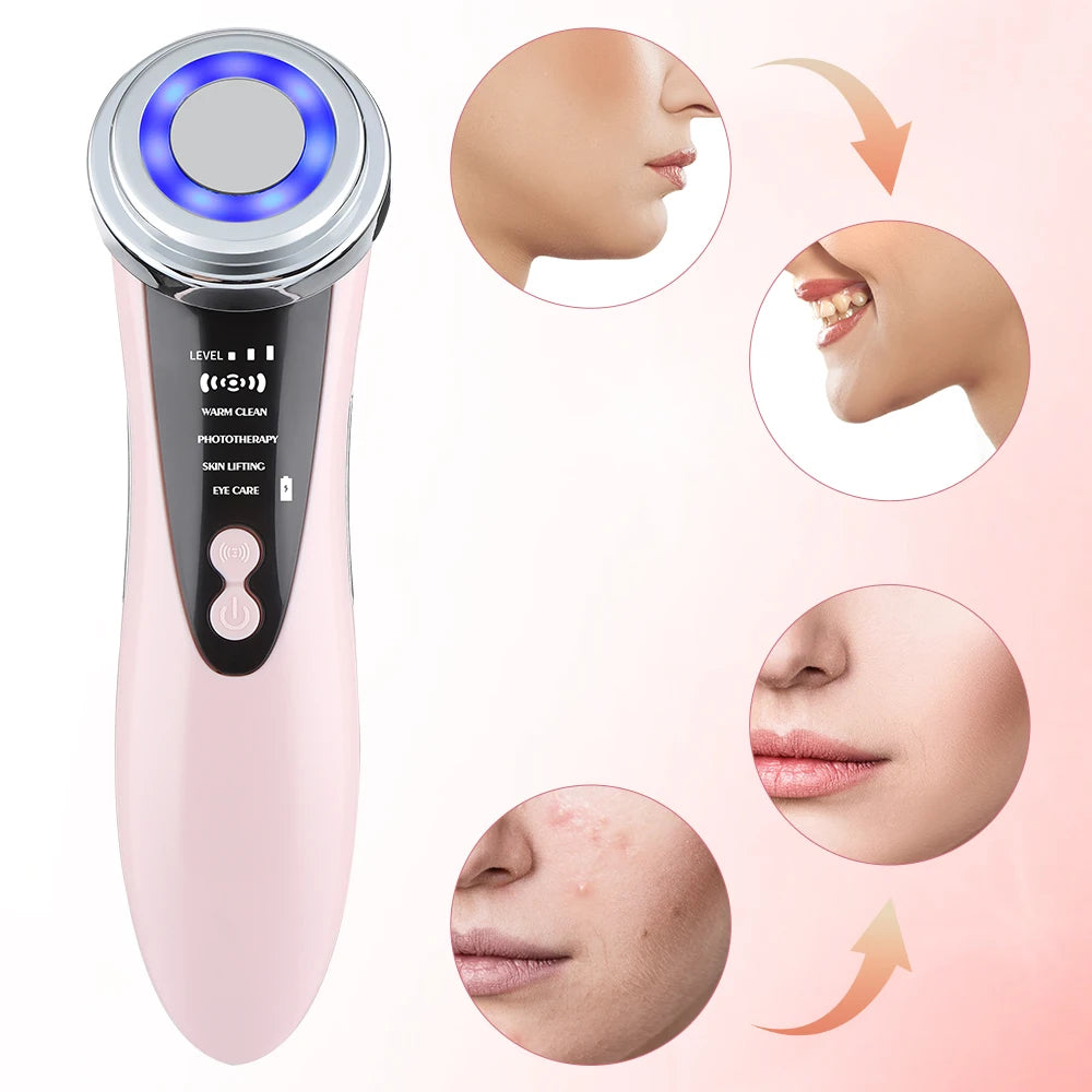 5-in-1 Multifunctional Facial Massager for Youthful Radiant Skin