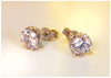 Elegant 925 Silver Stud Earrings with Sparkling Zirconia