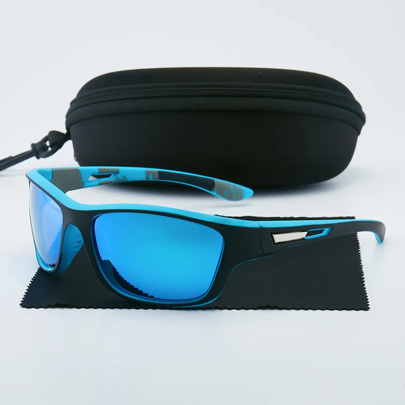 Polarized Sports Sunglasses with UV400 Protection and Comfort