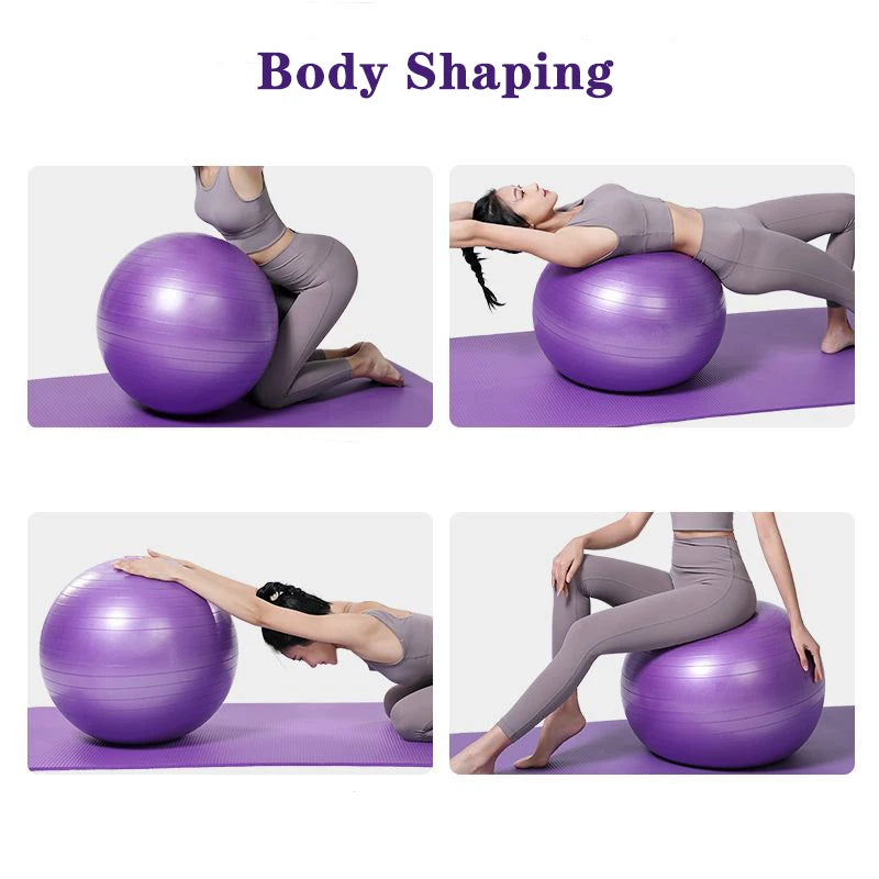 75cm Premium Yoga Ball for Home Gym, Pilates, and Posture