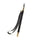 Premium Horse Whip PU Leather Non-Slip Grip 30cm 54cm Black