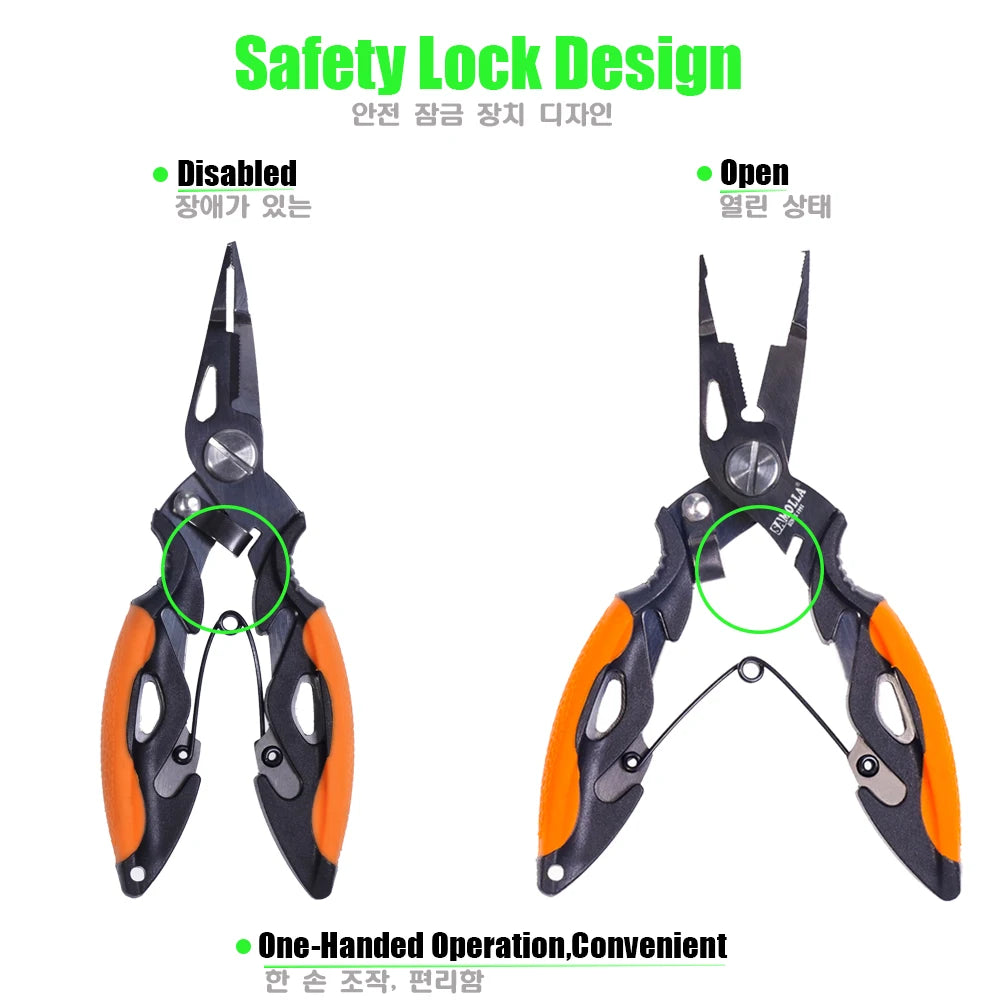 Multifunctional Fishing Pliers Stainless Steel Tungsten Cutter