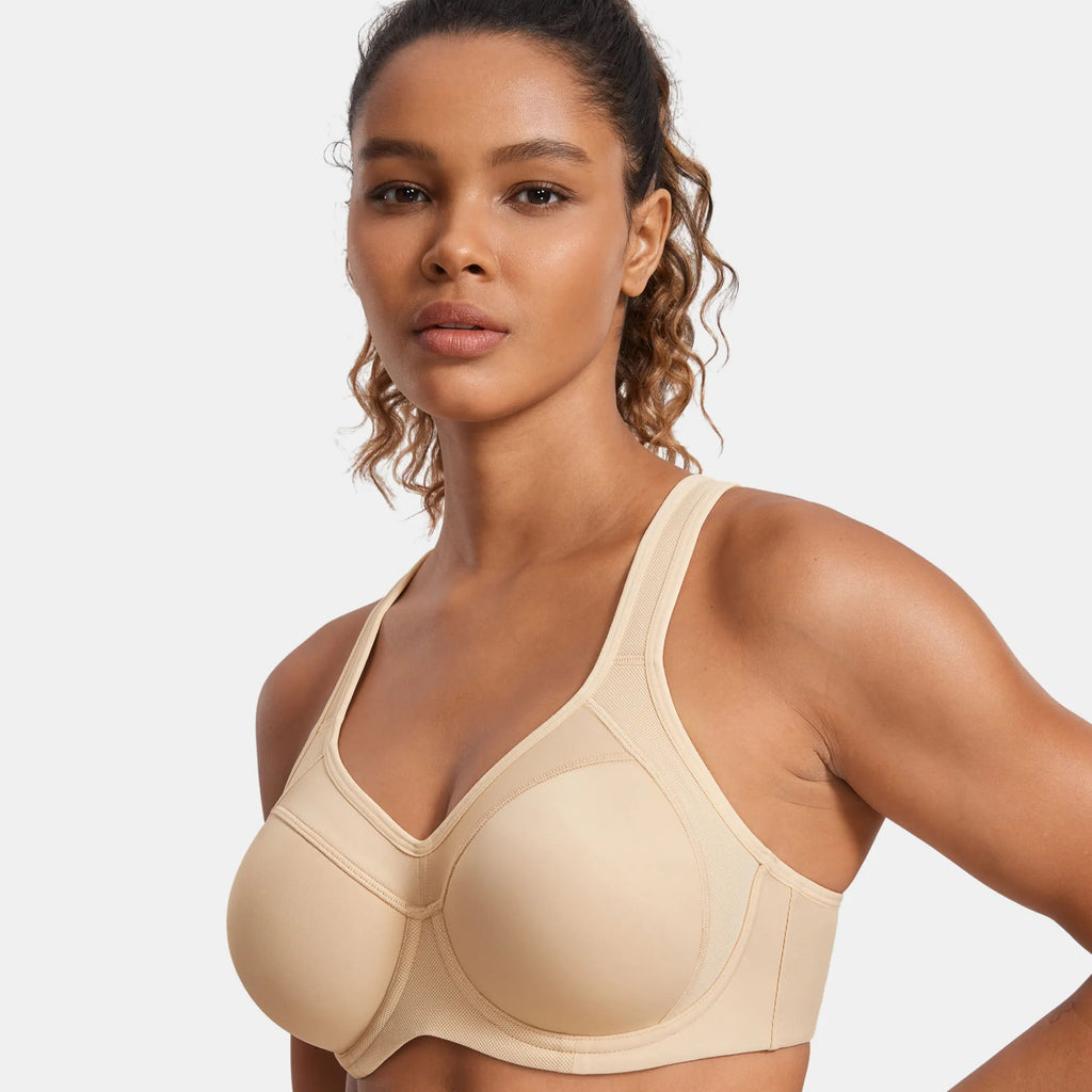 High-Impact Women's Sports Bra for Maximum Support and Comfort