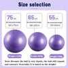 75cm Premium Yoga Ball for Home Gym, Pilates, and Posture