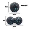 Desk-and-Floor Foot Duo: rolo para os pés e bola de massagem amendoim