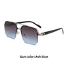 Oversized Retro Sunglasses with UV400 Protection for Men and Women