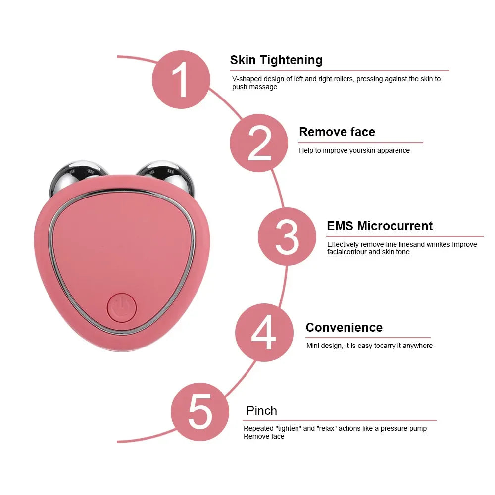 Electric Face Massager for Skin Rejuvenation and Lifting