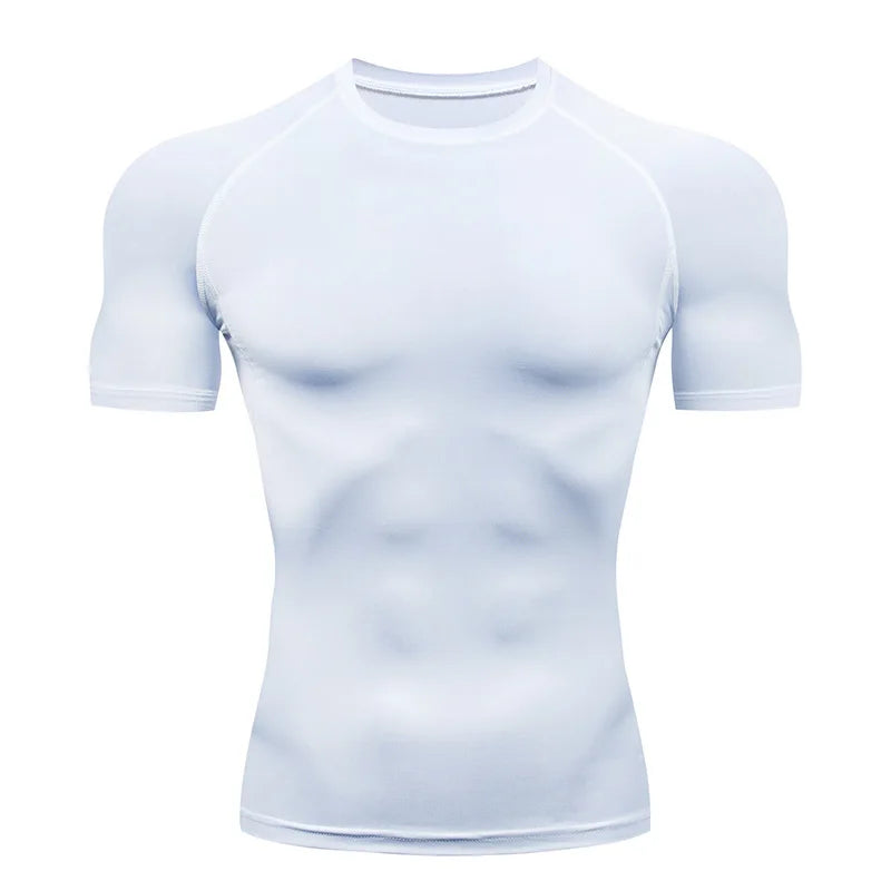 Men's Compression Running T-Shirt for Fitness and Active Sports