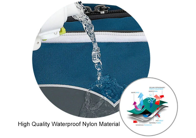 40L Gym Travel Bag Waterproof Wet-Dry Pocket Shoe Compartment