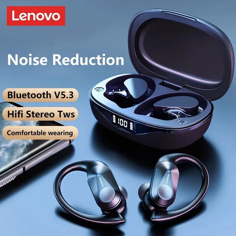 Lenovo LP75 TWS Bluetooth Headphones with Clear Sound and Comfort