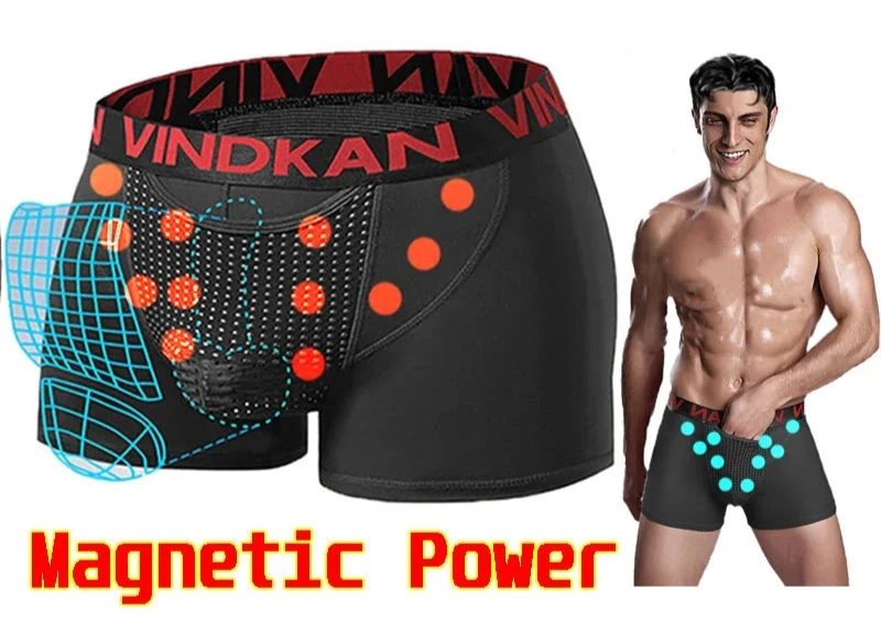 Magnetic Therapy Boxers for Comfort Health and Confidence