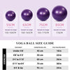 Premium Yoga Ball 55cm for Fitness, Flexibility and Posture Support