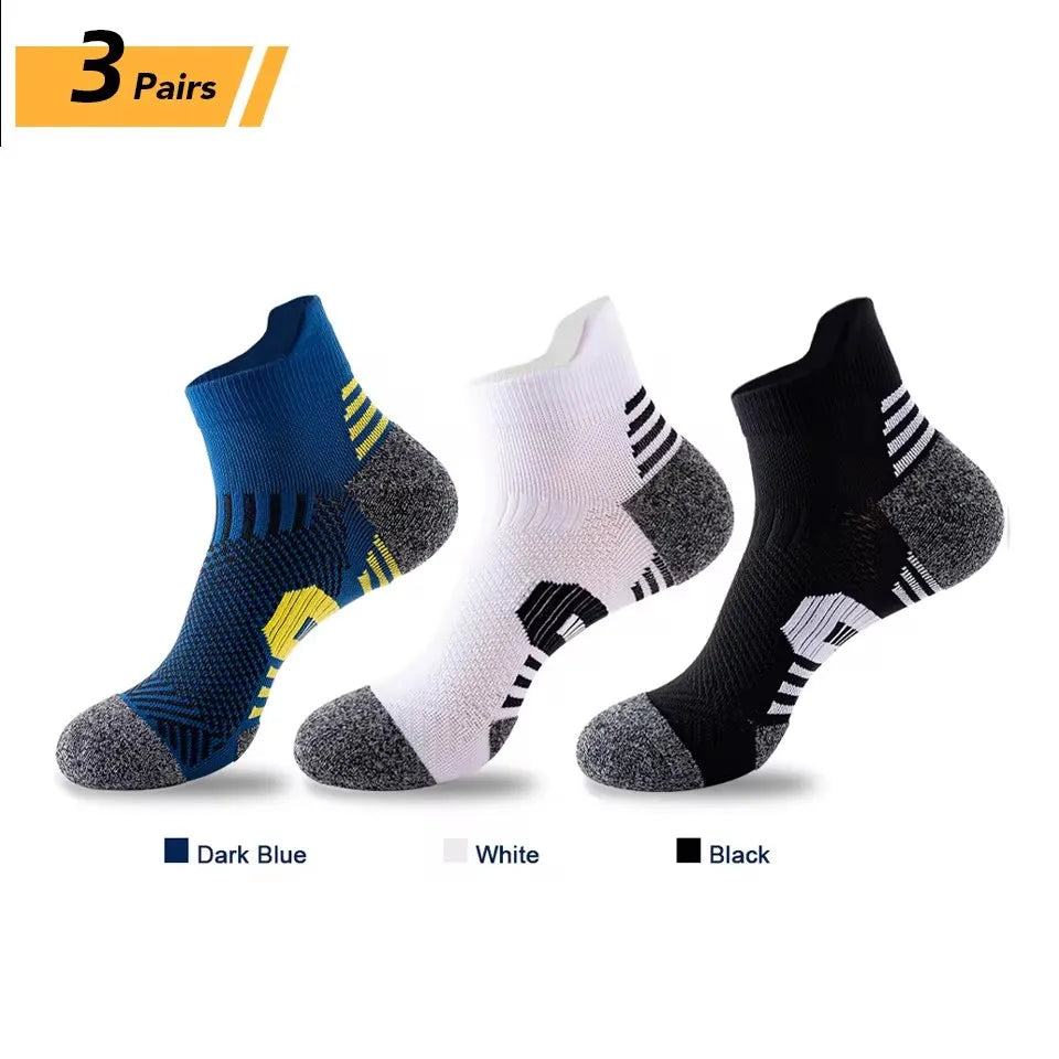 Men’s 3 Pairs Breathable Sport Socks – Comfort and Performance