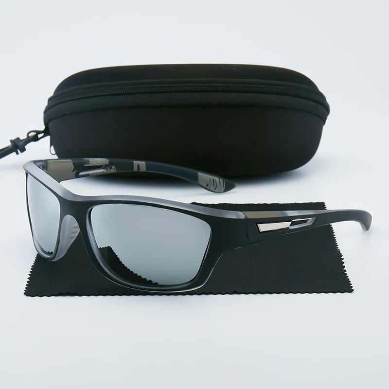 Polarized Sports Sunglasses with UV400 Protection and Comfort