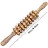 Nine-Roller Stick: rolo de massagem em madeira para coxas e gémeos