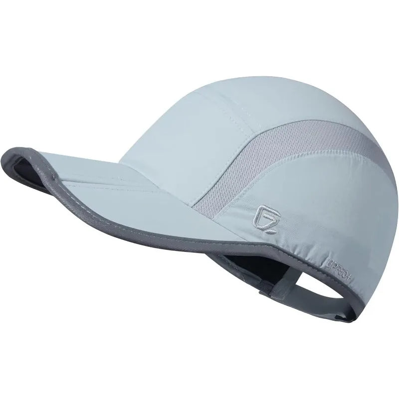 UPF50+ Folding Outdoor Sport Cap for Sun Protection and Comfort