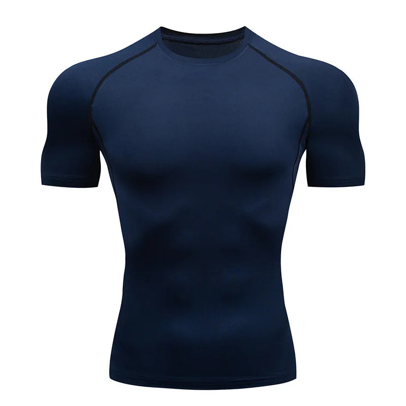 Men's Compression Running T-Shirt for Fitness and Active Sports