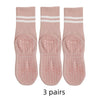 3 Pairs of Non-Slip Yoga Socks for Comfort and Stability