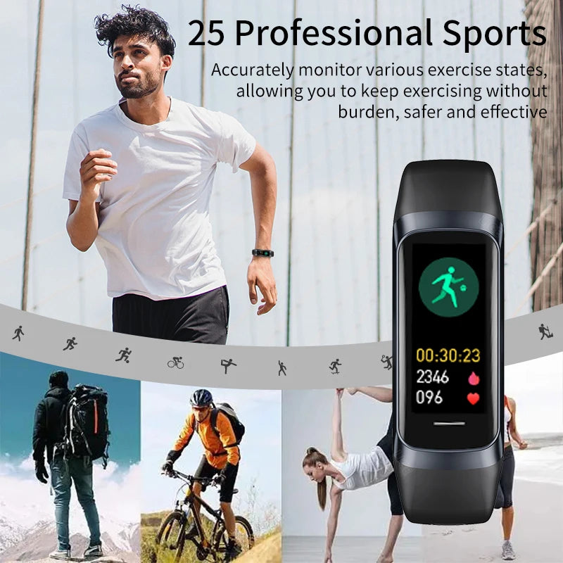 AMOLED Smart Watch - Fitness Tracker, Health Monitoring, Waterproof