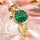 Elegant Women's Watch with Rhinestones and Stainless Steel Band