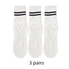 3 Pairs of Non-Slip Yoga Socks for Comfort and Stability