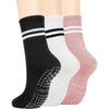 3 Pairs of Non-Slip Yoga Socks for Comfort and Stability