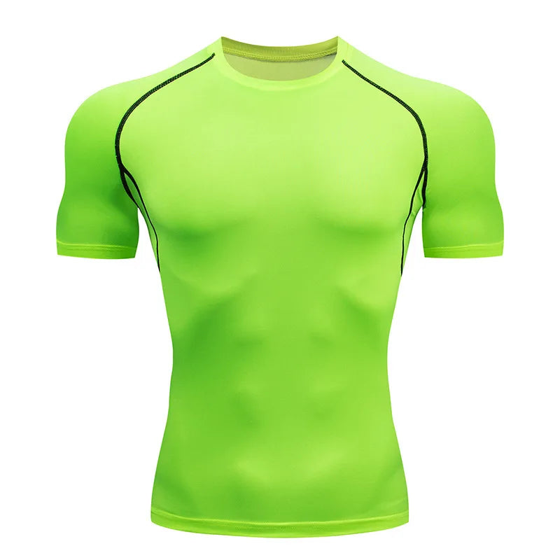 Men's Compression Running T-Shirt for Fitness and Active Sports