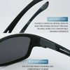 Polarized Sports Sunglasses with UV400 Protection and Comfort