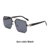 Oversized Retro Sunglasses with UV400 Protection for Men and Women