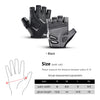 Half-Finger Cycling Gloves with Gel Padding Breathable Comfort