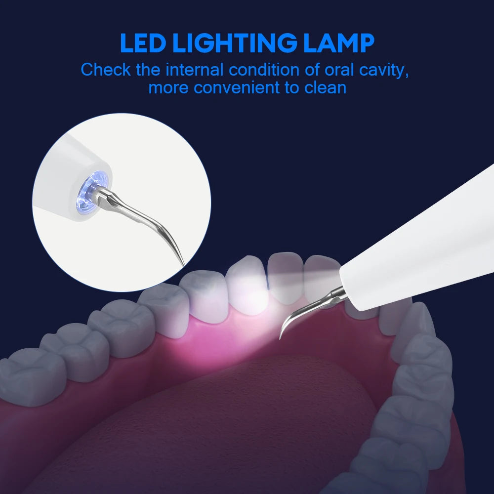 Ultrasonic Dental Cleaner for Tartar and Plaque Removal