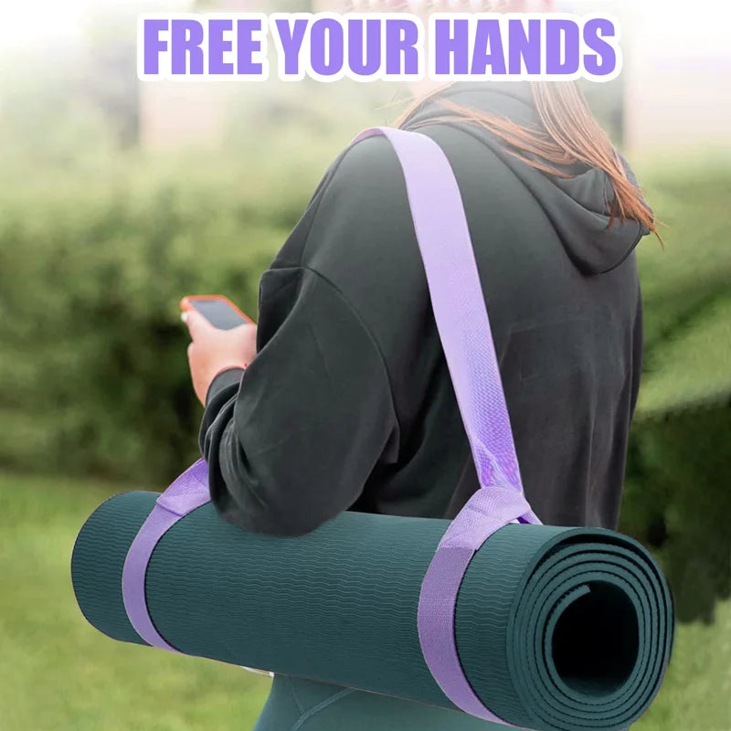 Yoga Mat Carrier Strap Adjustable Durable Stretch Accessory