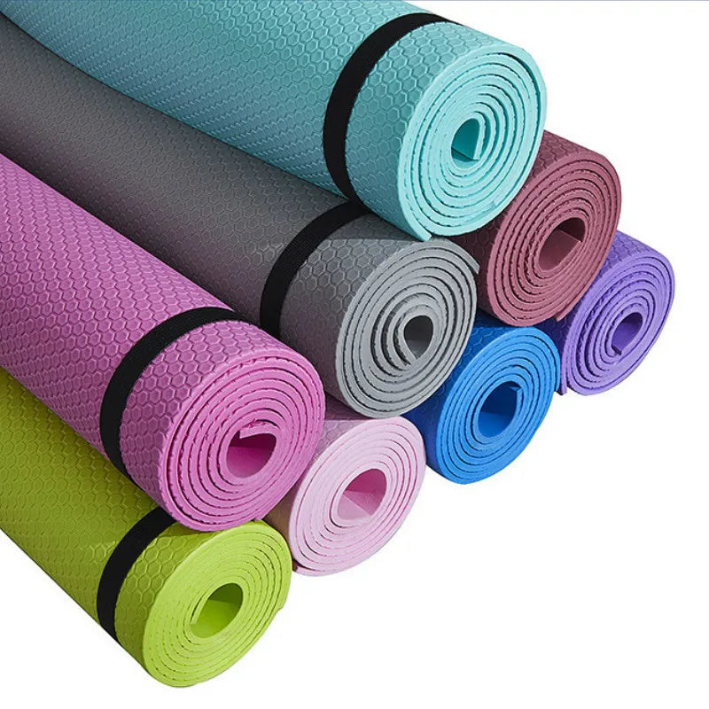 Premium 6MM Thick Yoga Mat for Comfort Stability and Support