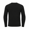 Helly Hansen Men's LIFA Active Crew base layer in black, back view.