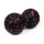 Pink peanut massage ball on white