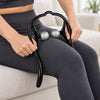 Two-ball massage tool used on a thigh