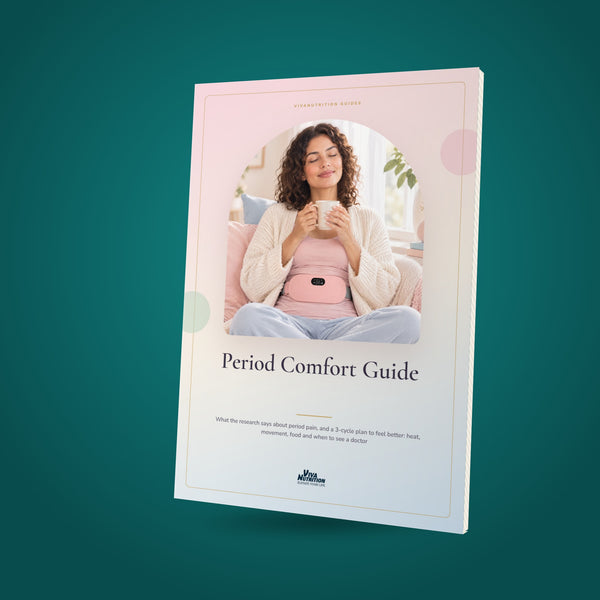 Period Comfort Guide: what the research says about period pain, and a 3-cycle plan to feel better