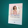 The Period Comfort Guide, the VivaNutrition guide to easing period pain with heat, movement and food, shown as a book on a teal background
