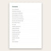 More Water in 14 Days contents page, from the water count to the 14-day plan and the printables